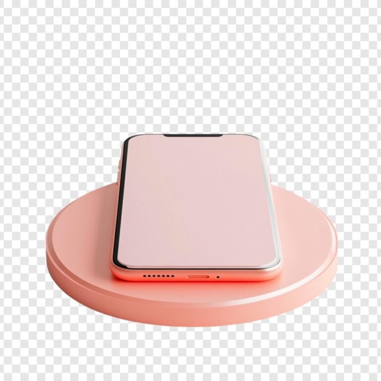 pink-smartphone-pink-wireless-charger-minimal-design-product-presentation-technology-mockup_632498-29583